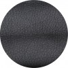 Canapé d'angle design bicolore simili noir et tissu gris ARNAUD XL
