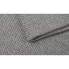 Canapé d’angle en forme de “U” avec une méridienne à gauche ou droit coloris tissu gris clair ALABA