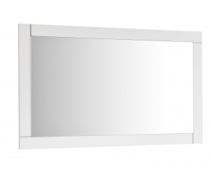Miroir coloris blanc laqué brillant 140cm Roxane