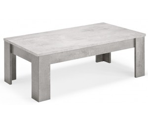 Table basse rectangulaire coloris marbre gris laquée Odetta-2