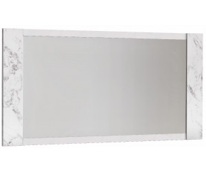 Miroir de salle à manger rectangulaire blanc/ marbre laqué Victoire-1