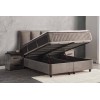 kofferbed + matelas medical boxspring ,Opbergbed Grijs ,140x200, 160x200,180x200 ,lit contemporains,boxspring belgique