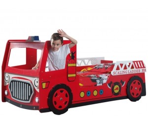 Lit enfant camion de pompier HEROS